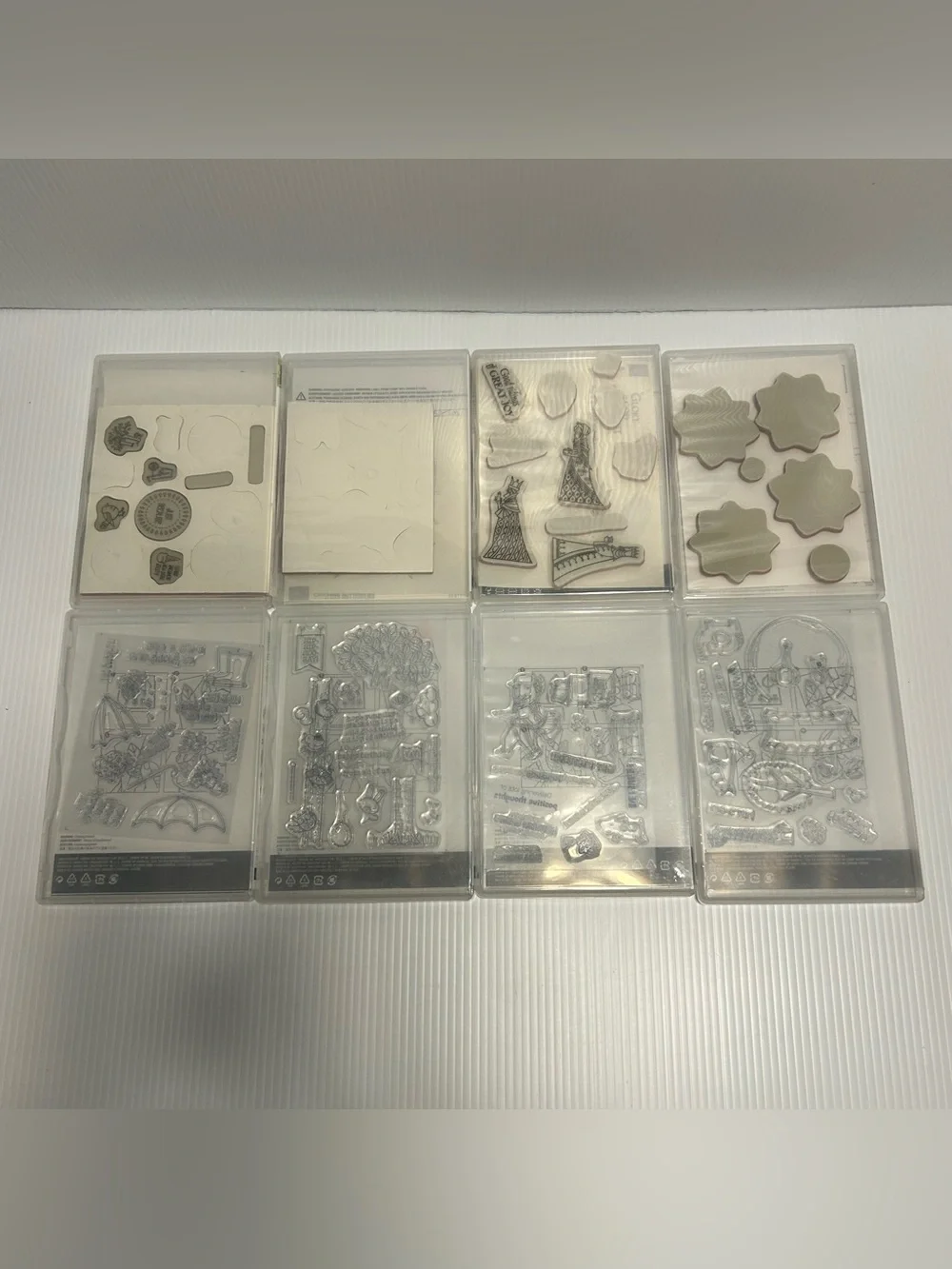 STAMPIN' UP! Stamp Sets (8) Christmas Animals Sayings Flowers